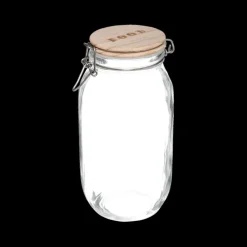 Voorraadpot HOMEMADE 2l Glas/Hout