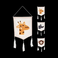 Wanddeco SAFARI Katoen Ass.