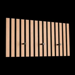 Wandkapstok GRACE 3 haken Naturel