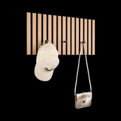 Wandkapstok GRACE 3 haken Naturel