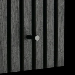 Wandkapstok GRACE 3 haken Zwart