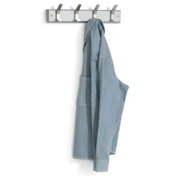 Wandkapstok STANGH 4 Haken Zilver