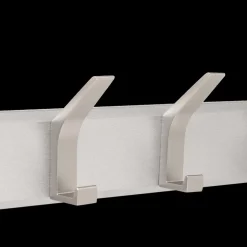 Wandkapstok STANGH 4 Haken Zilver