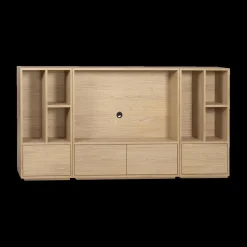 Wandkast CROSBY Blond Oak B60