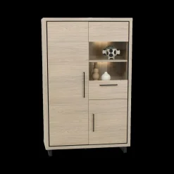 Wandkast LATINA Misty Oak B115