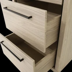 Wandkast LATINA Misty Oak B65