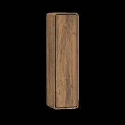 Wandkast NESTOR Walnoot/Zwart B41