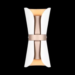 Wandlamp COAT Met. Wit/Coffee