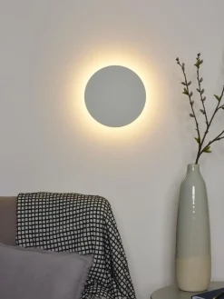 Wandlamp EKLYPS Ø25cm Wit