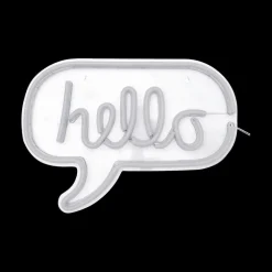 Wandlamp HELLO Acryl Roze/Wit