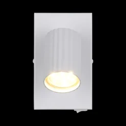 Wandlamp SOKA 1Del. Metaal Wit