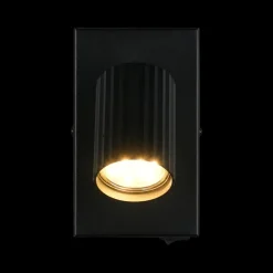 Wandlamp SOKA 1Del. Metaal Zwart
