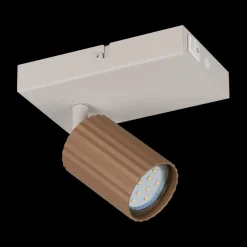 Wandlamp SOKA 1Del. Metaal Coffee