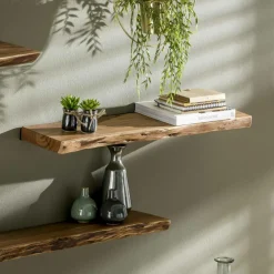 Wandplank MARKAS Massief acacia naturel