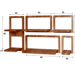 Wandplank S/5 ELOY Massief Acacia