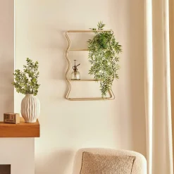 Wandrek JUVRY 2Niv. Metaal Beige