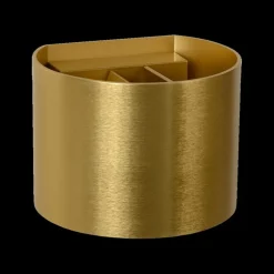 Wandspot XIO Rond Mat Goud