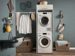 Wasmachinekast LAUNDRY H200 Wit