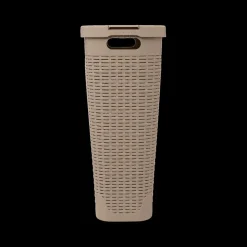 Wasmand CORBIA 40L m/Deksel Linnen