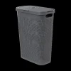 Wasmand CORBIA 40L M/Deksel Grijs