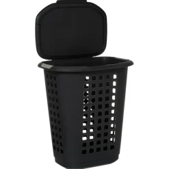 Wasmand HAMPER M/Dek. 63L Dk. Grijs