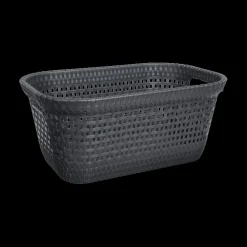 Wasmand KRITT Rotan 45L Grijs