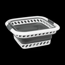 Wasmand LAUNDRIK S Plooibaar Wit/Grijs