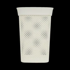 Wasmand PURLLE 60L M/Deksel Beige