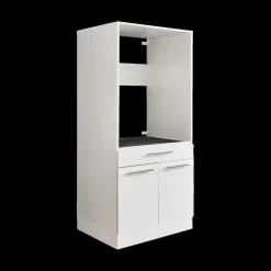 Wasruimteset LAUNDRY: Bergkast + Opzetkast smal X2 + Wasmachinekast laag X2 + Opzetkast breed X2 + Linnenkast