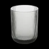 Waterglas EMMA 25cl Ribbel Grijs