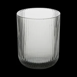 Waterglas EMMA 25cl Ribbel Grijs