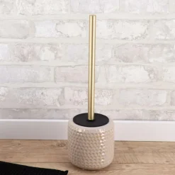 Wc-Borstel ECAILLE Beige/Goud