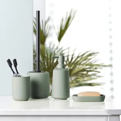 Wc-Borstel MOHA Keramiek Sage