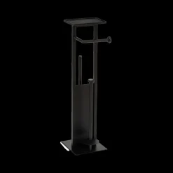 Wc-Borstel/Papier Houder LINZO Met. Zwart