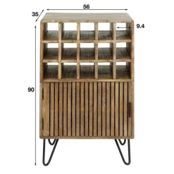 Wijnkast VIENNA Mango B56