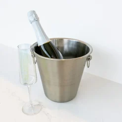 Wijnkoeler PEARLIO Schuin Brushed Goud