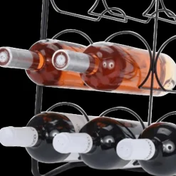 Wijnrek CHEERS 12F. Met. Zwart