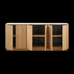 Woood Dressoir ZUMA 6D Eik Fineer B200